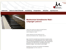 Tablet Screenshot of musikschule-schwaebischerwald.de